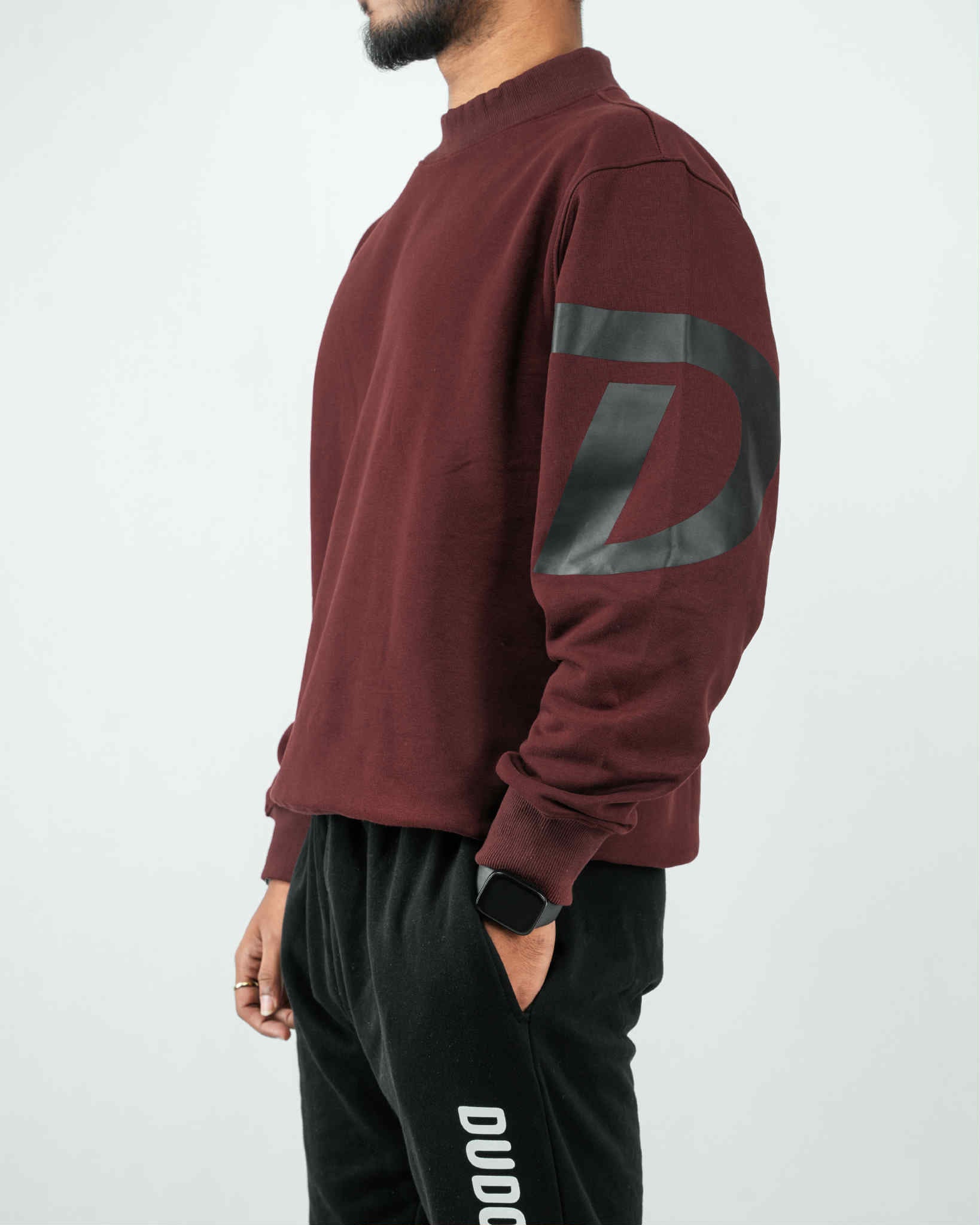 MEN'S OVERSIZED REDWINE SWEATSHIRT