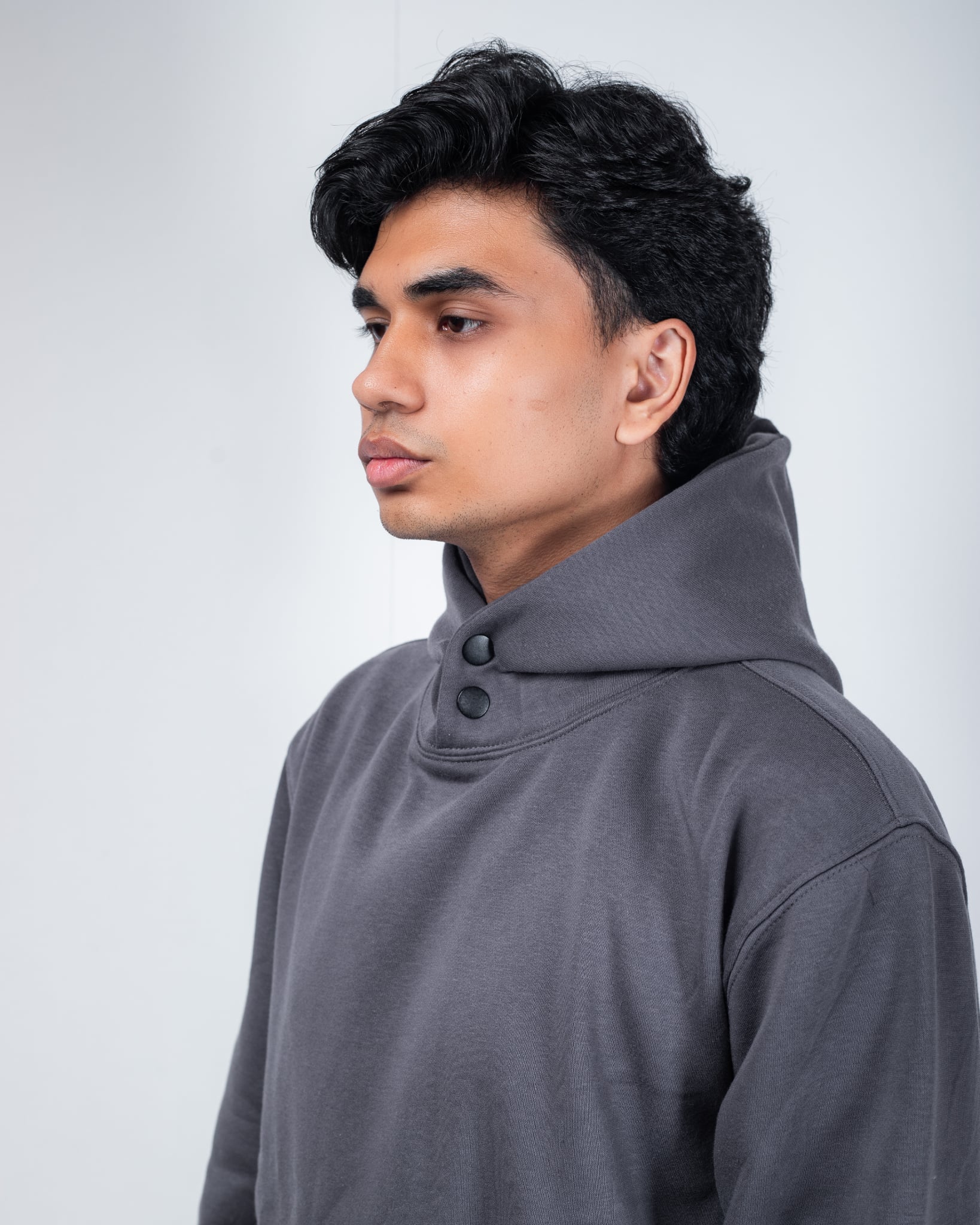 MEN'S OVERSIZED GREY HOODIE