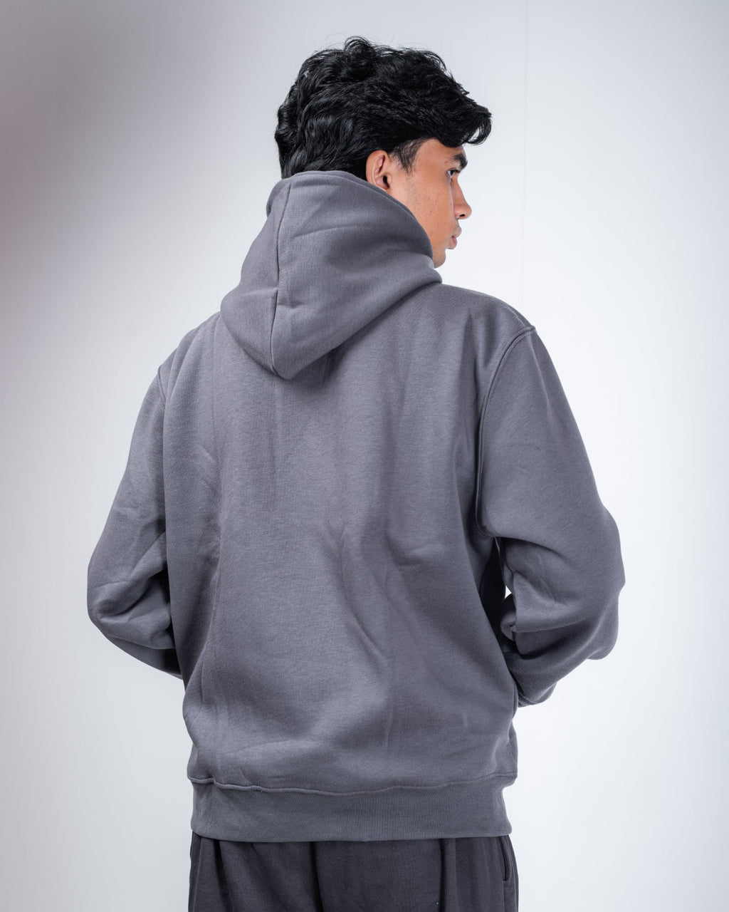 MEN'S OVERSIZED GREY HOODIE