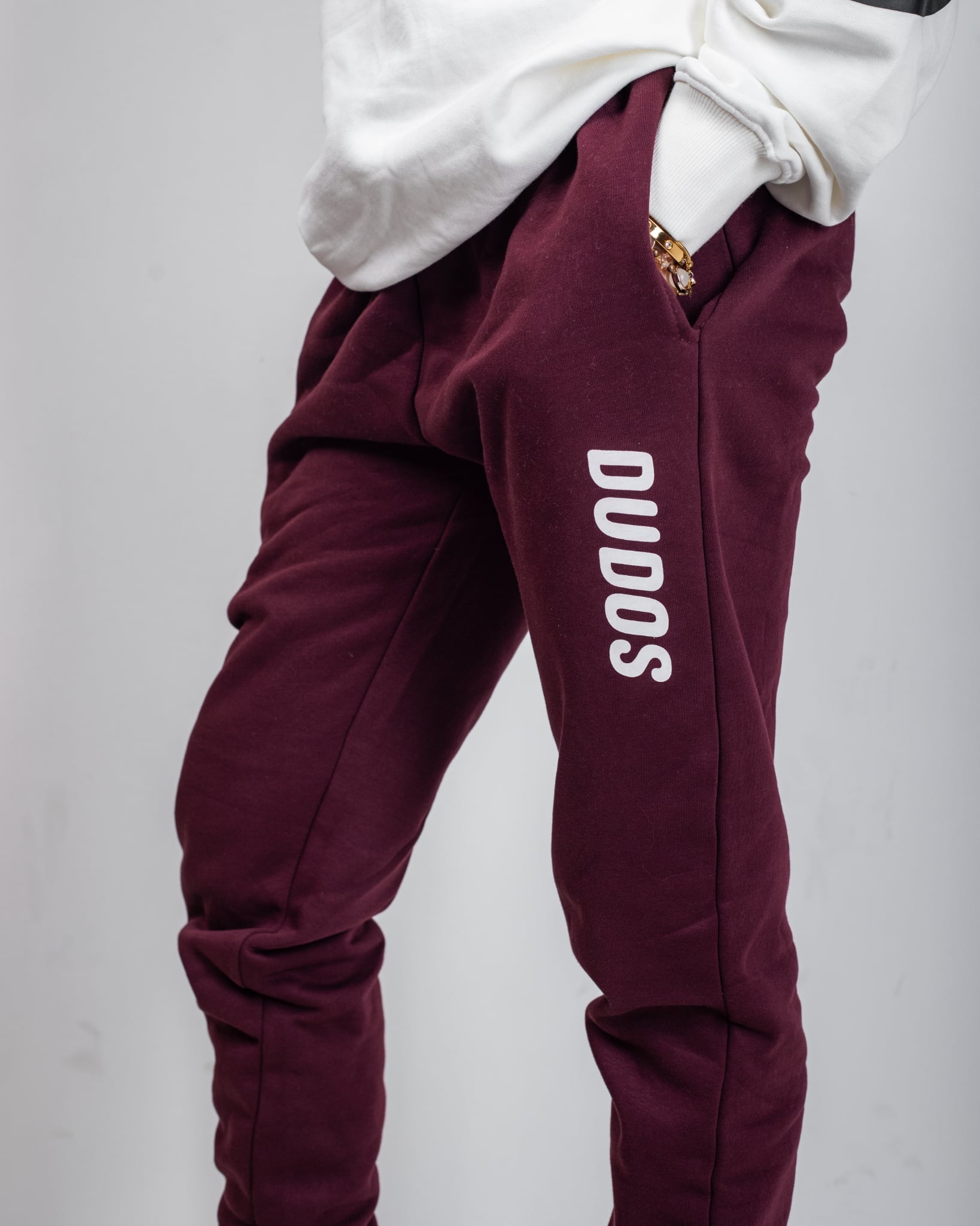 MAROON JOGGERS WOMEN