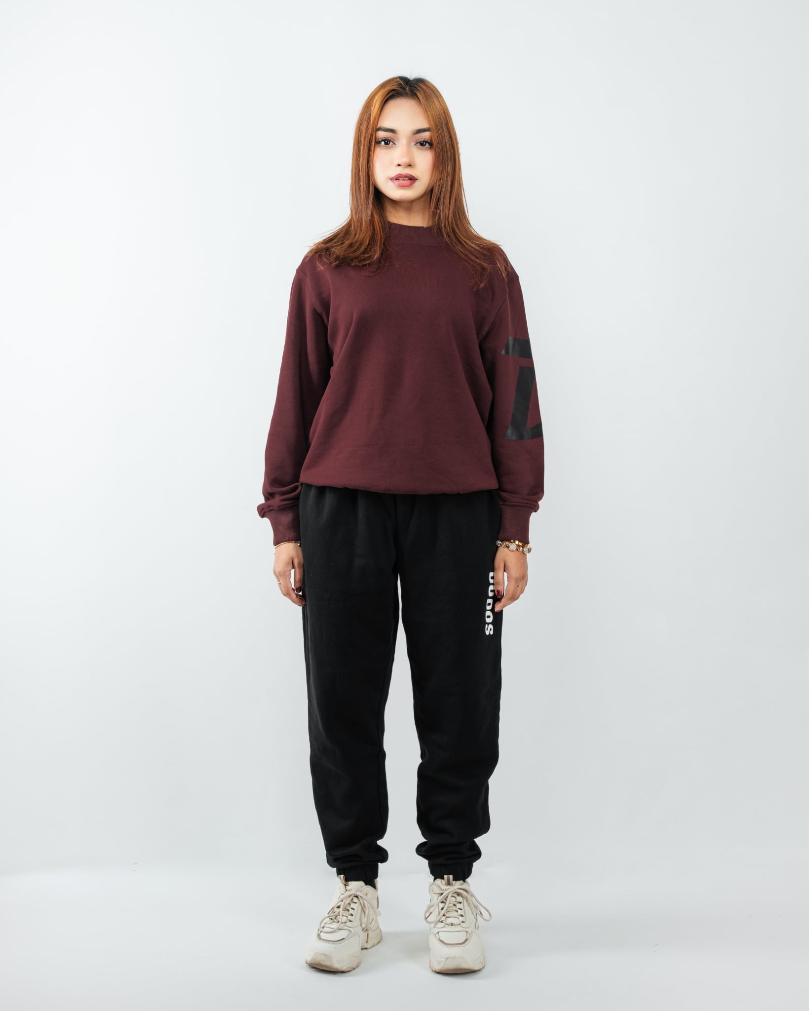 WOMEN'S REDWINE SWEATSHIRT