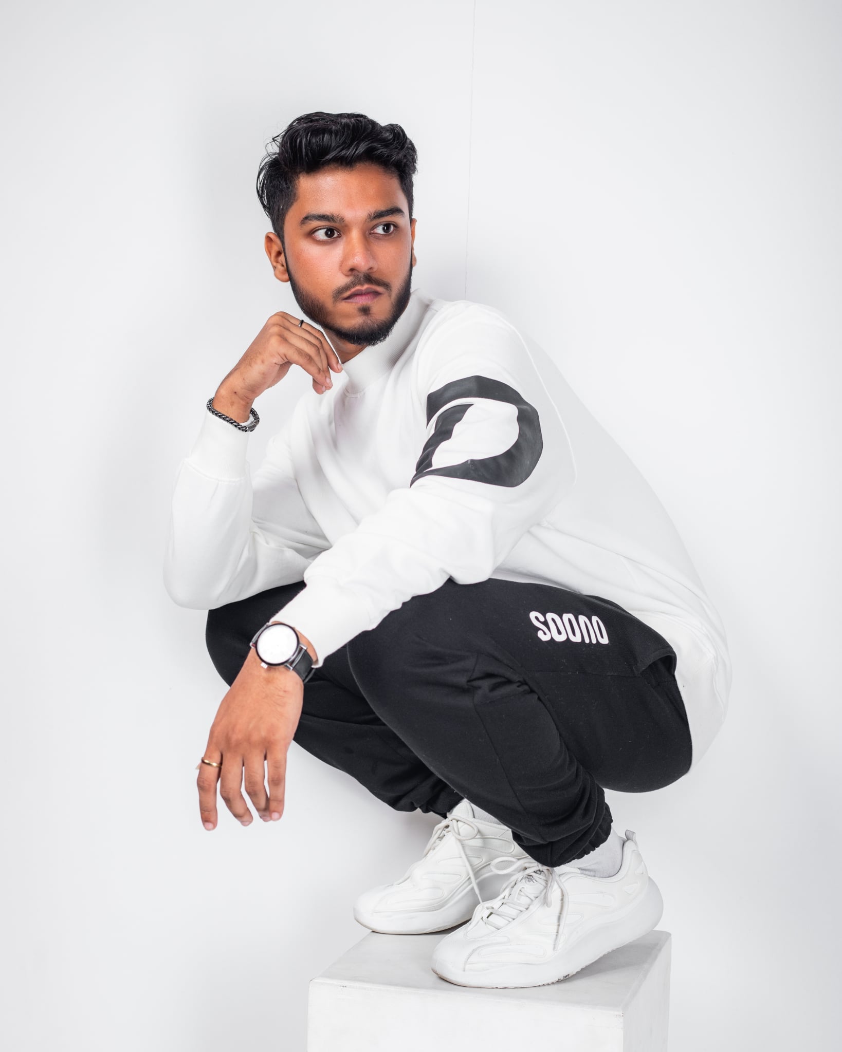 BLACK JOGGERS MEN