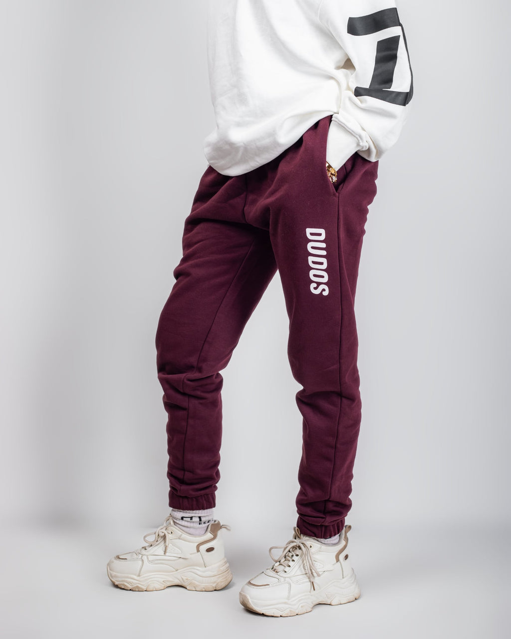 MAROON JOGGERS WOMEN