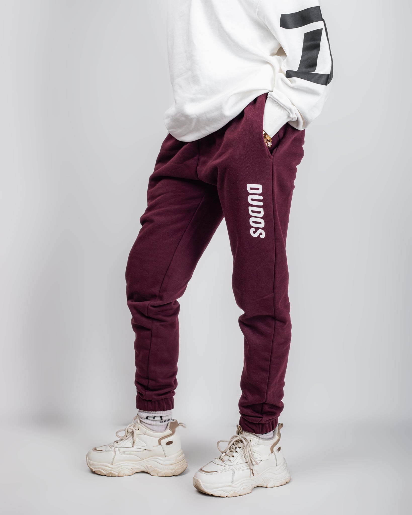 MAROON JOGGERS WOMEN